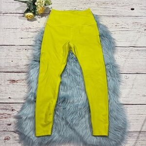 Beyond Yoga Spacedye At Your Leisure Midi Legging Yellow Flower Heather